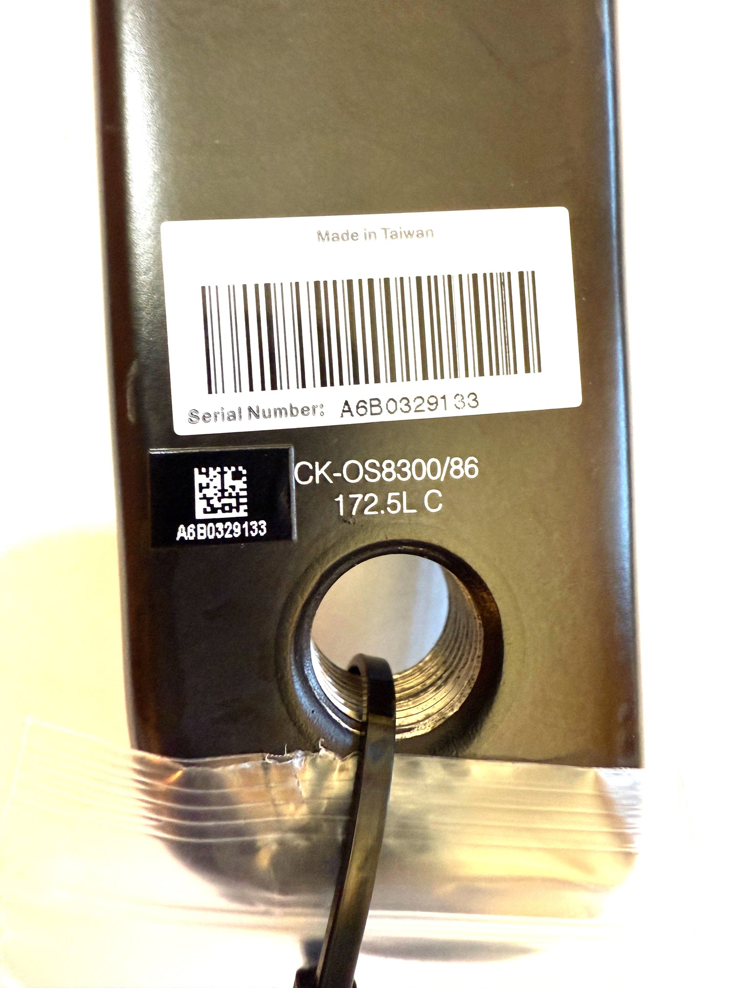 FSA K-Force Light Left 172.5mm 386EVO Carbon Crankarm Crank Arm CK-OS8300/86 BLK