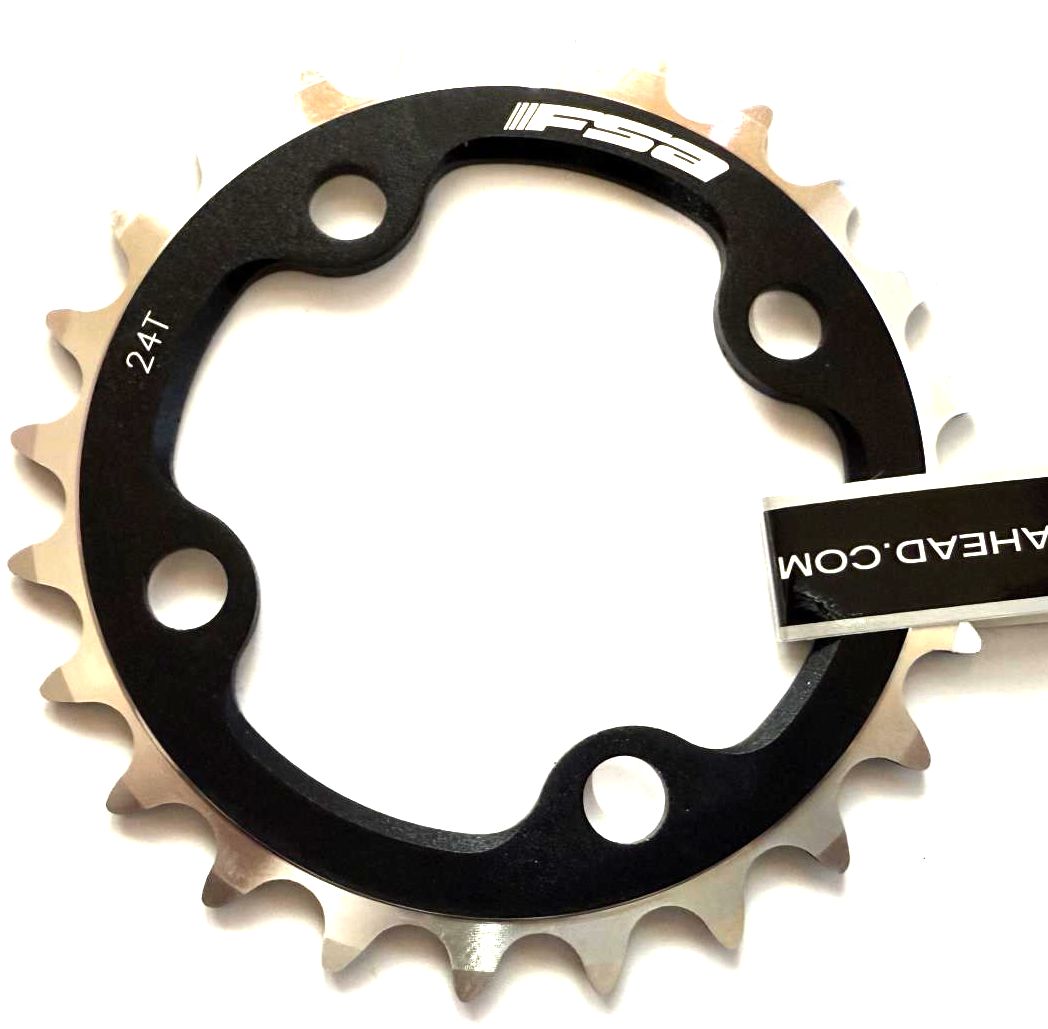 FSA K-Force MTB ABS BCD68 24tooth Steel 4 Bolt Bike Chainring WC077 10/11spd NEW