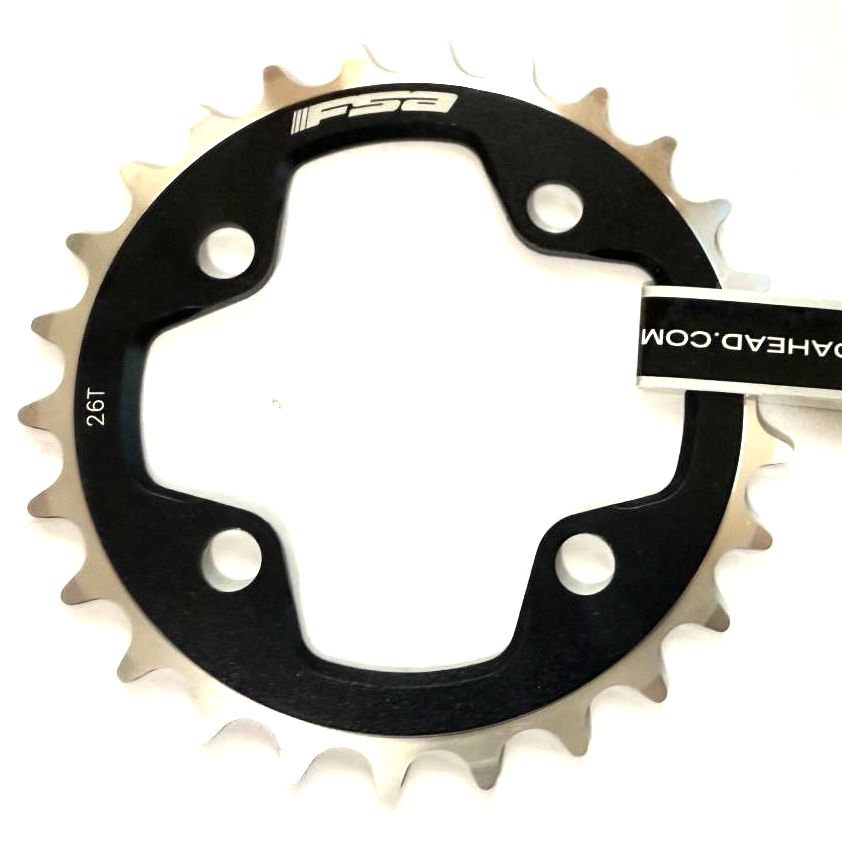 FSA K-Force MTB ABS BCD68 26tooth Steel 4 Bolt Bike Chainring WC078 10/11spd NEW