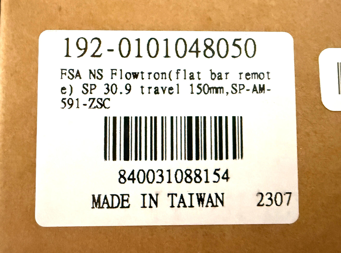 FSA FLOWTRON MTB DROPPER SEATPOST 30.9mm 150mm Travel Flat Bar Remote New in Box