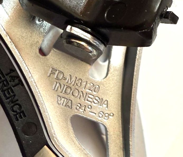 SHIMANO ALIVIO FD-M3120 E-Type Mount 2x9 Speed Front Derailleur SIDE SWING