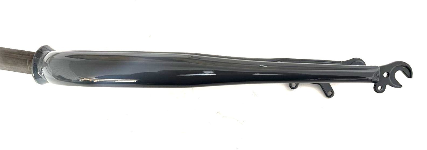 Raleigh 1 1/8" 26" Threaded Steel Bike Fork 100mm QR Disc Axle-Crown 410mm NEW