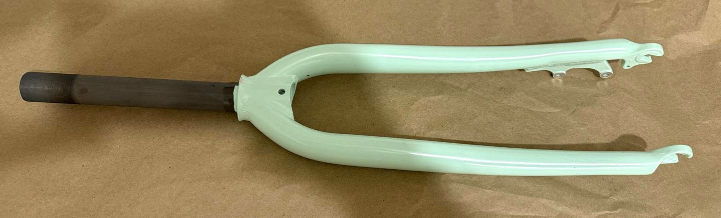 IZIP 1 1/8" 26" Threaded Alloy Bike Fork 100mm QR Disc Axle - Crown 410mm NEW