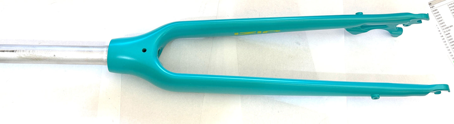 IZIP 1 1/8" 700c Threadless Alloy Bike Fork 100mm QR Disc Axle-Crown 475mm NEW