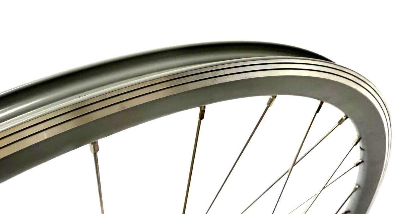 Single Speed Grey QR Alloy Front Wheel 700c 32 Spoke Quick Release
