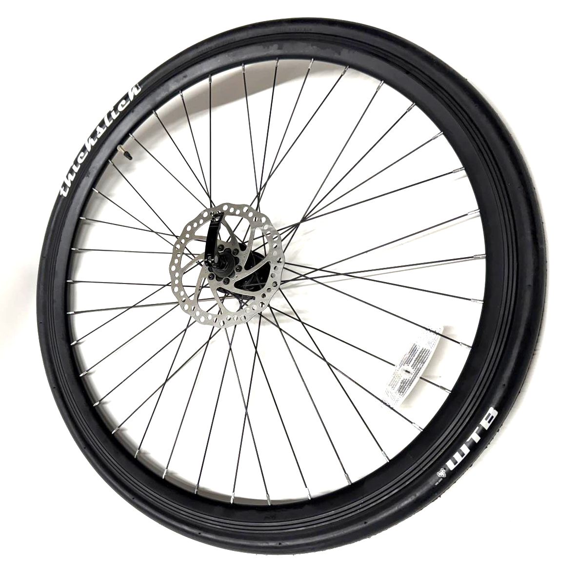 Front QR Alloy Disc Aero Wheel 700c 36 Spoke + Thick Slick WTB Tire and Rotor