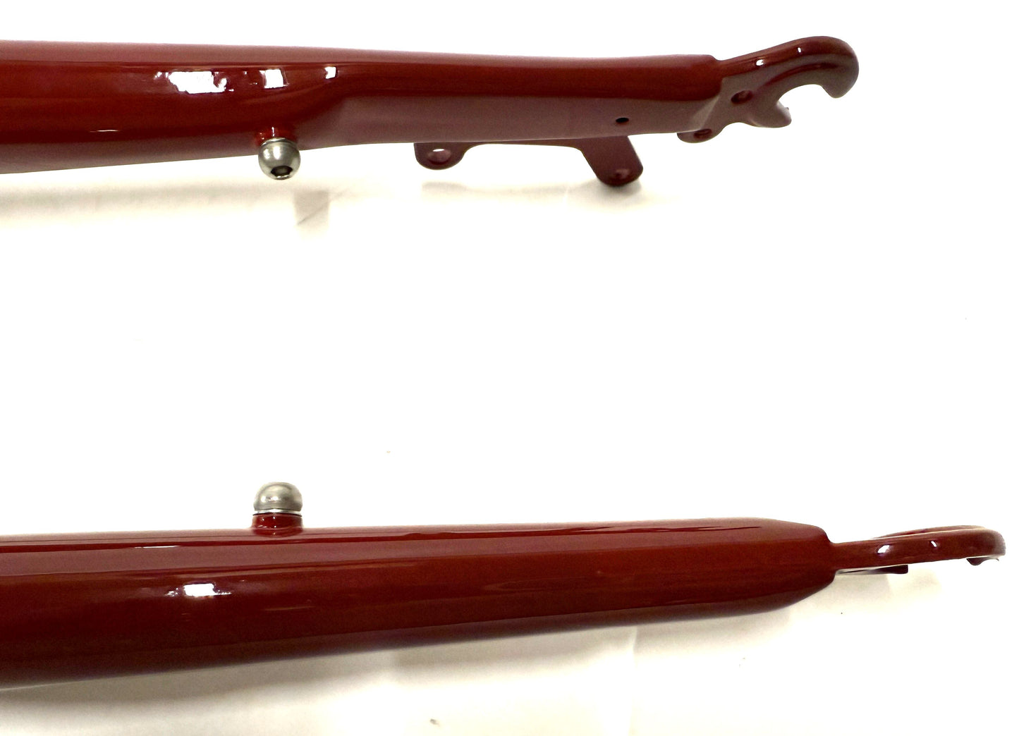 Raleigh 1 1/8" 26" Threaded Steel Bike Fork 100mm QR Disc Axle-Crown 410mm Red