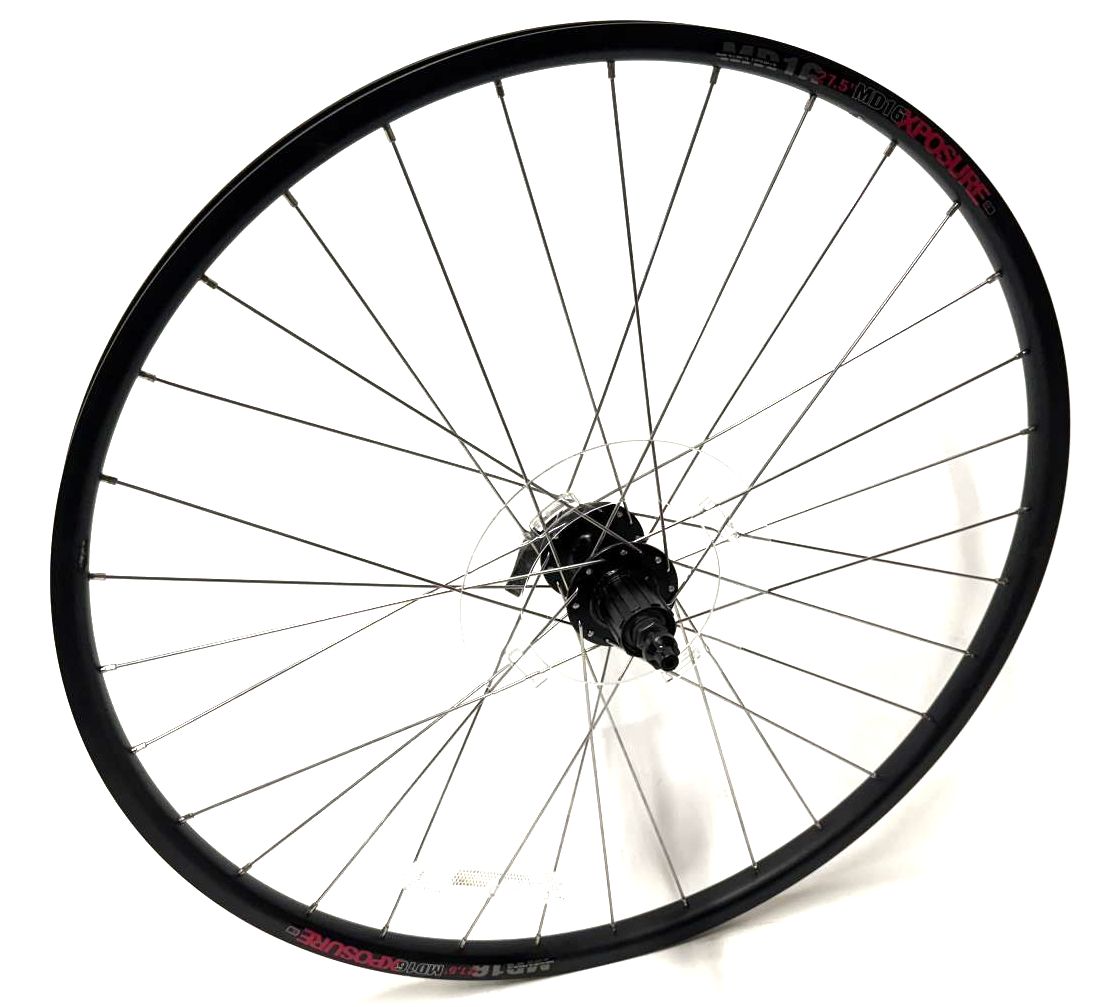 Exposure 27.5" MTB Rear 6061-T6 ETRTO 584 x 20 Wheel 135mm QR Axle HG 8-10 SPD