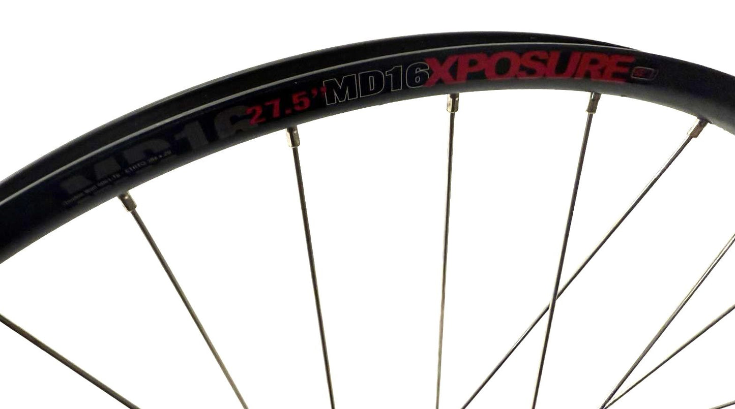 Exposure 27.5" MTB Rear 6061-T6 ETRTO 584 x 20 Wheel 135mm QR Axle HG 8-10 SPD