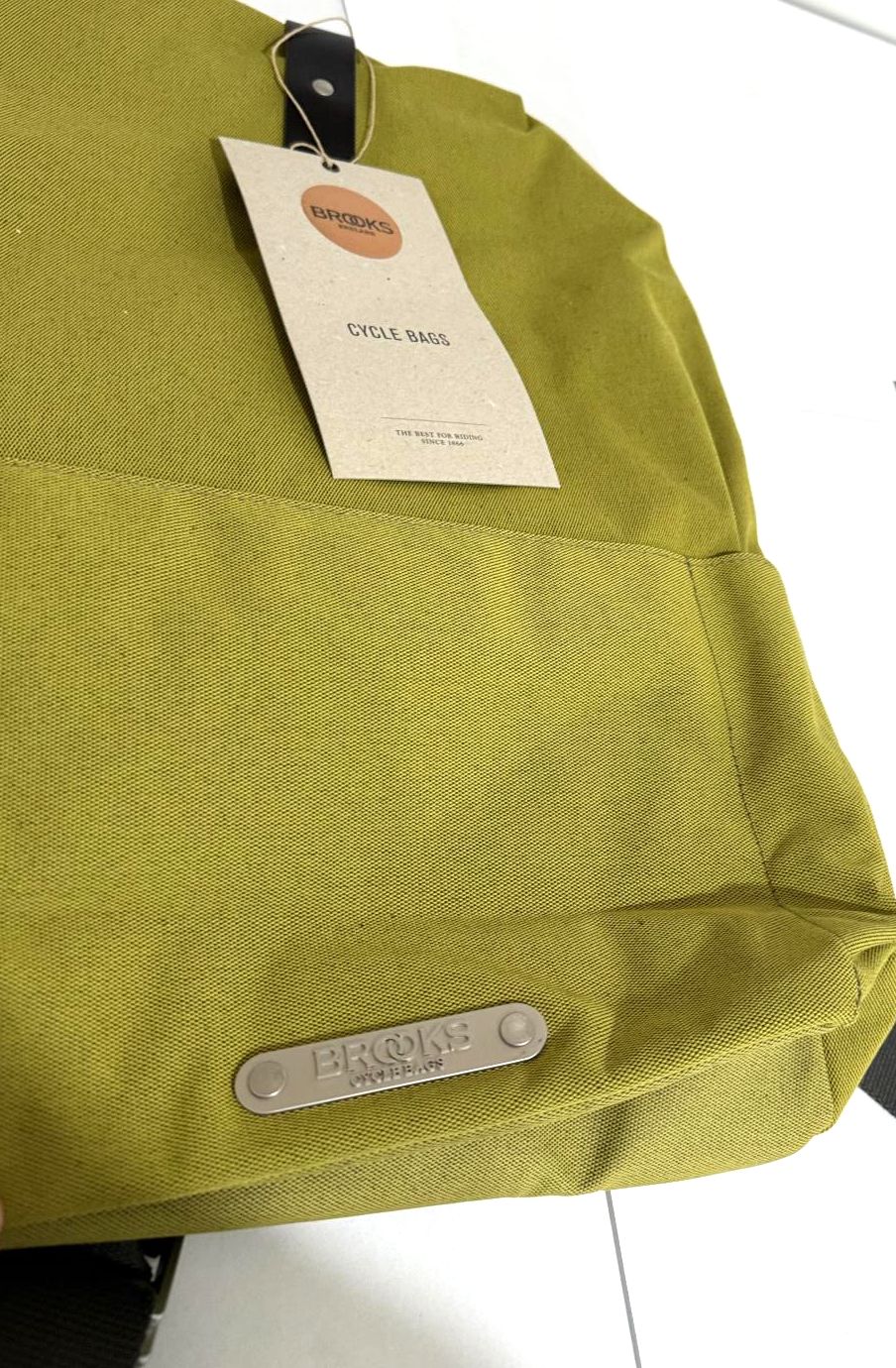 Brooks Dalston Utility Knapsack Backpack Medium Lime Fleck Bag New with Tags