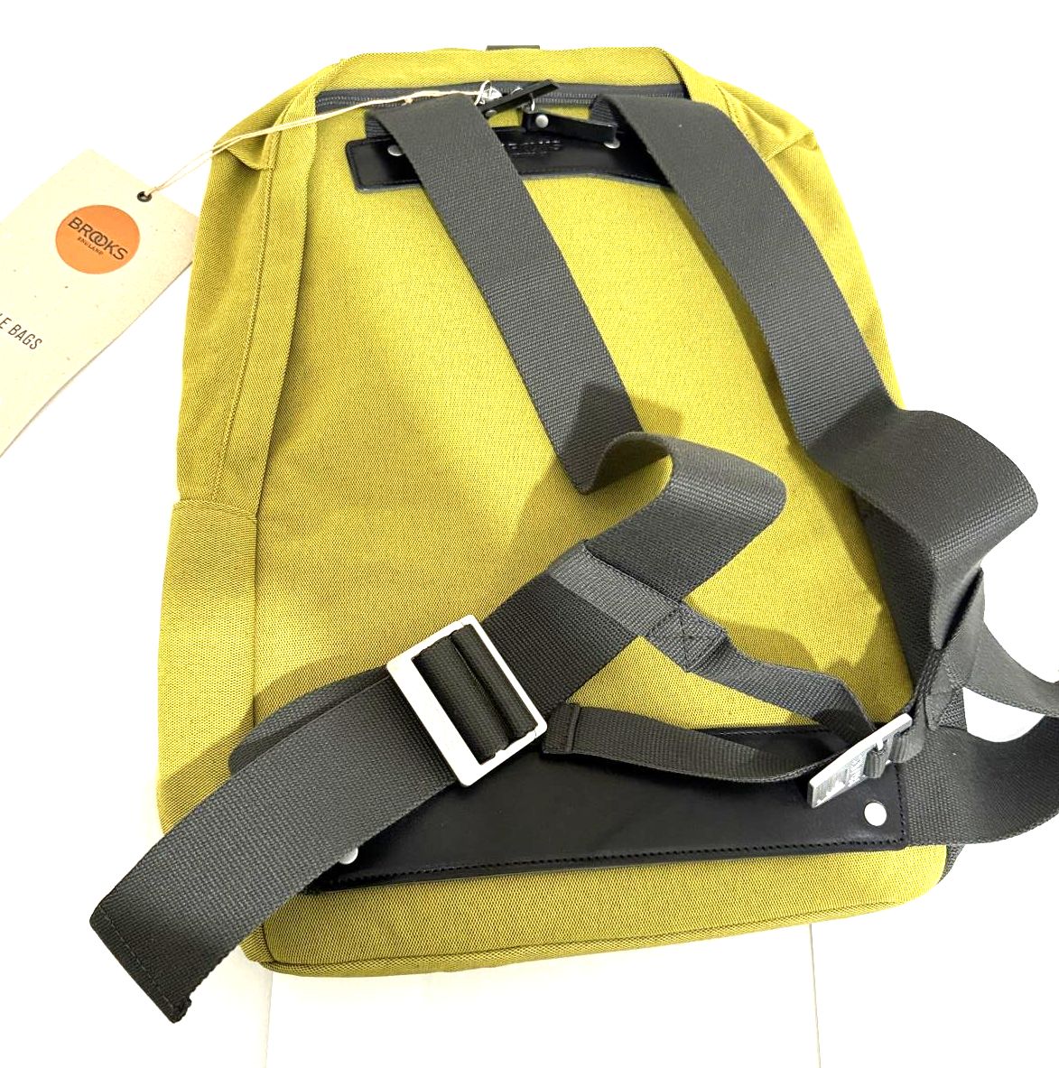Brooks Dalston Utility Knapsack Backpack Medium Lime Fleck Bag New with Tags