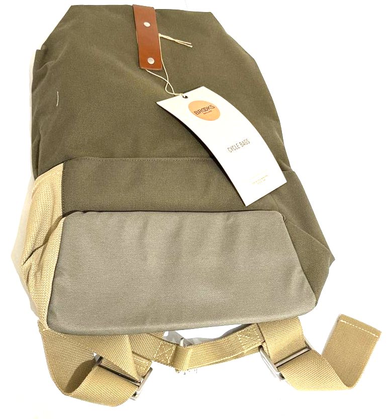 Brooks Dalston Utility Knapsack Backpack Medium Green Fleck Bag New with Tags