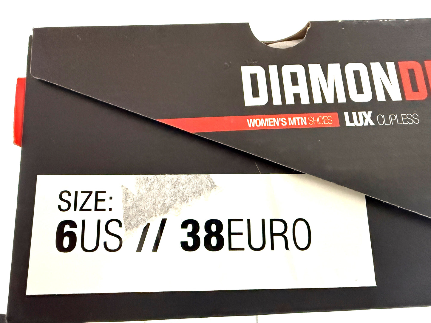 Diamondback Lux Mountain Bike Shoes Womens 6 US 38 Euro Clipless black