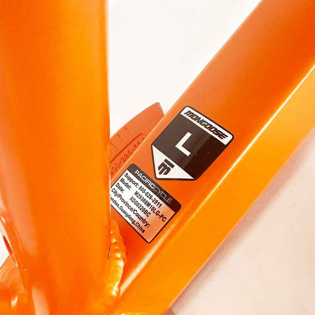 Mongoose Tyax Comp 29" 141mm QR/148mm Thru Axle Disc Hardtail Large Bike Frame