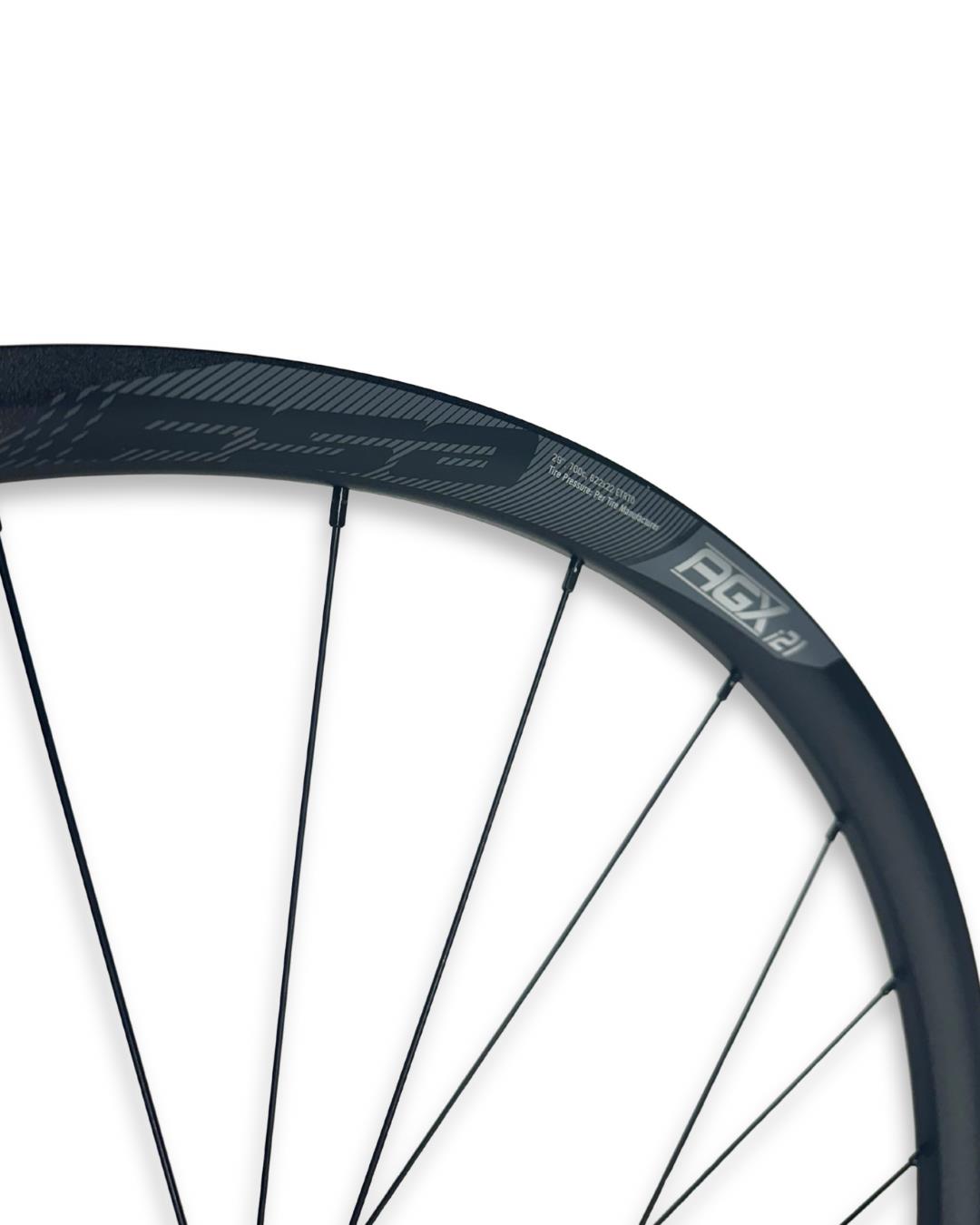 FSA AGX i21 700c Adventure/Gravel Wheelset – Center-Lock, Shimano HG, Tubeless-Ready