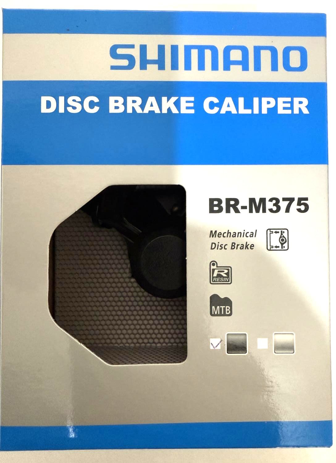 Shimano BR-M375-L Mechanical Disc Brake Bike Caliper Front or Rear New In Box