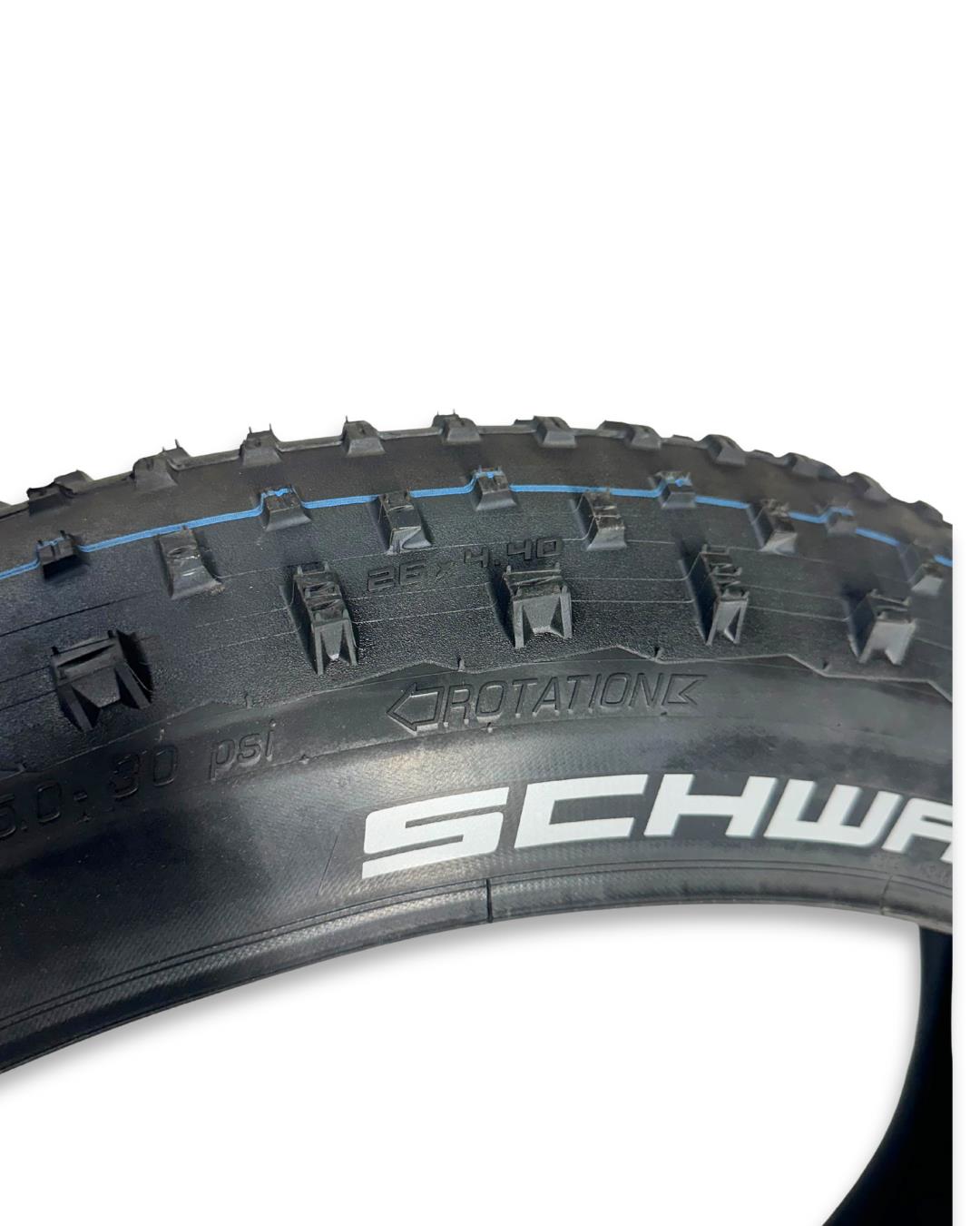 Schwalbe Jumbo Jim 26×4.4 Fat Bike Tire – Tubeless-Ready, Addix SpeedGrip, 5–30 psi