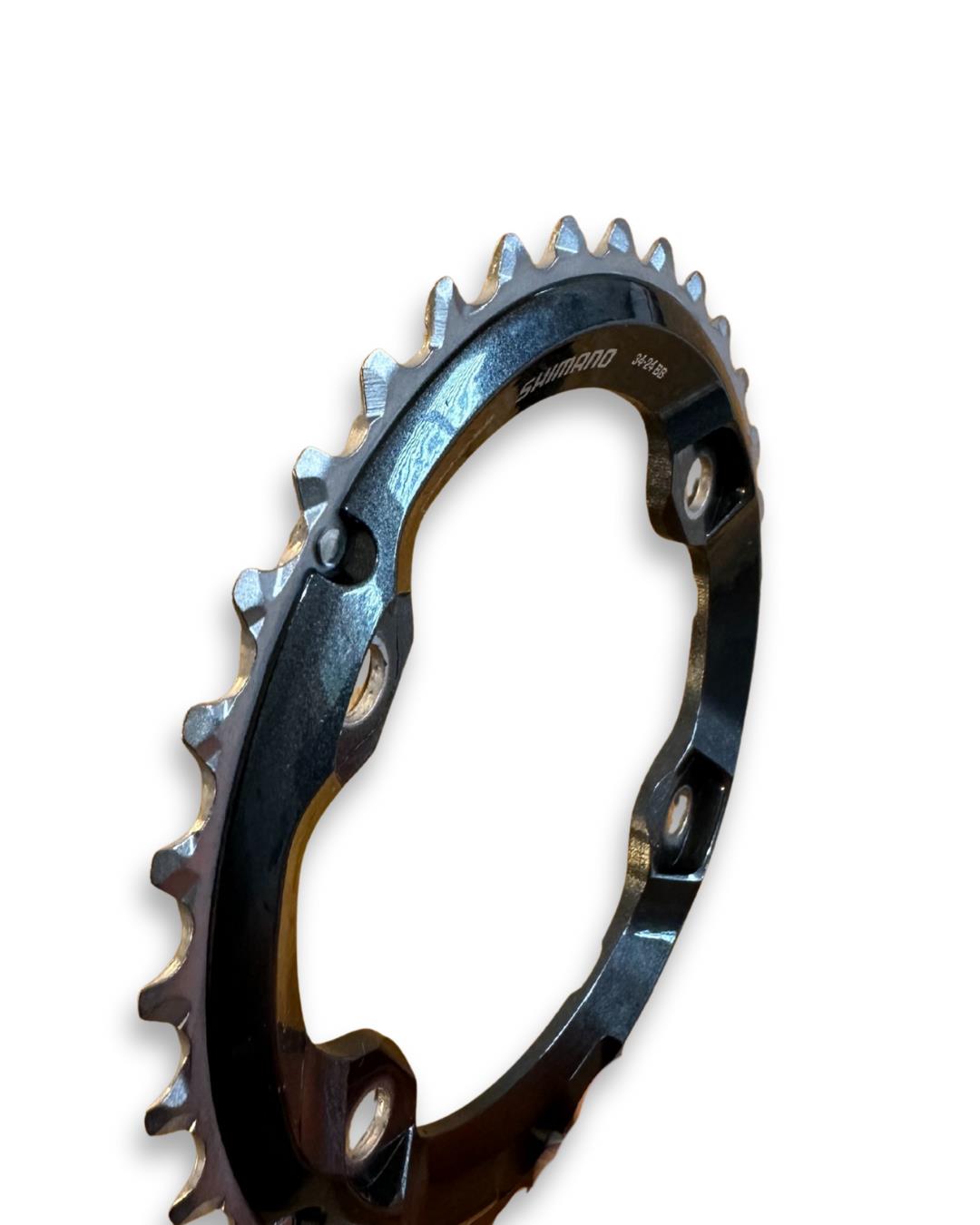 Shimano Deore XT M8000 2x11 Chainring Set – 34T Outer + 24T Inner, 11-Speed