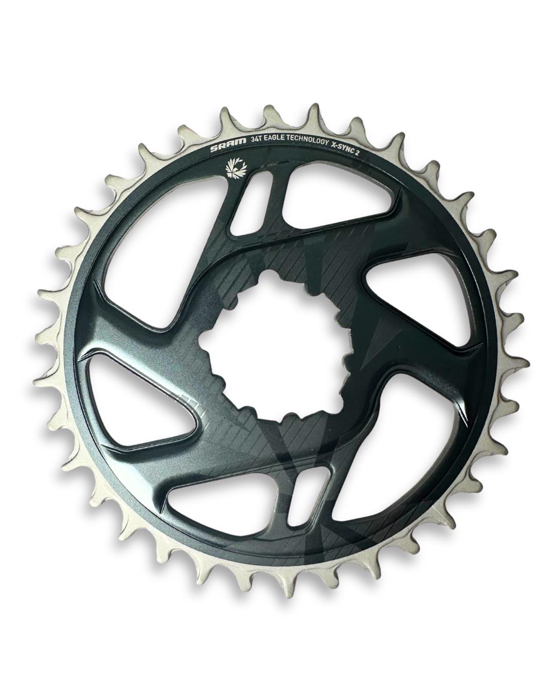 SRAM Eagle X-Sync 2 34T Aluminum Chainring – Direct Mount, 3 mm Offset, 10-12-Speed