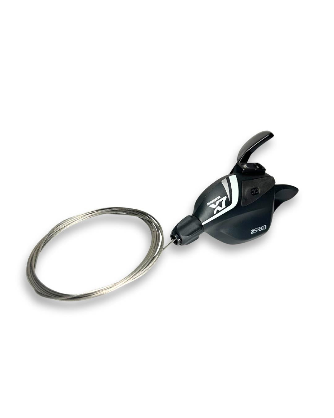 SRAM X7 2-Speed Left Trigger Shifter – 1:1 Exact Actuation, Black, 00.7018.027.020