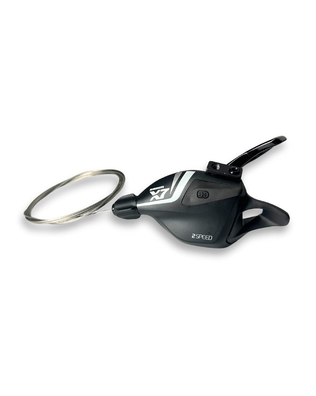 SRAM X7 2-Speed Left Trigger Shifter – 1:1 Exact Actuation, Black, 00.7018.027.020