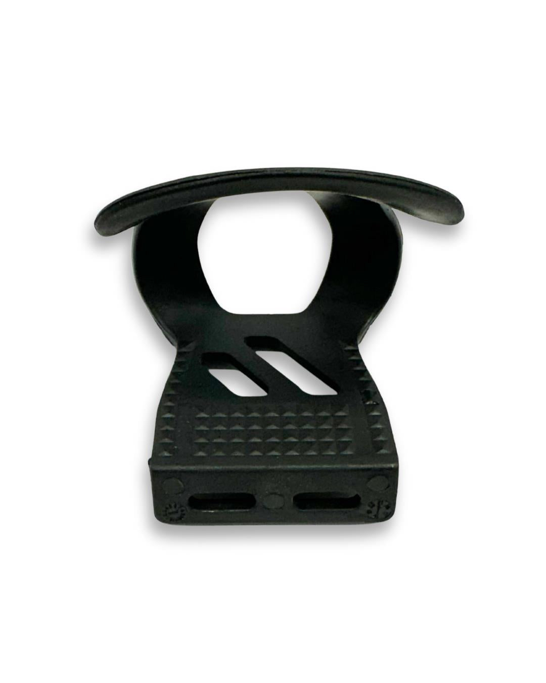 EVO Strapless Double Toe Clips – Black Resin Toe Clips (Pair)