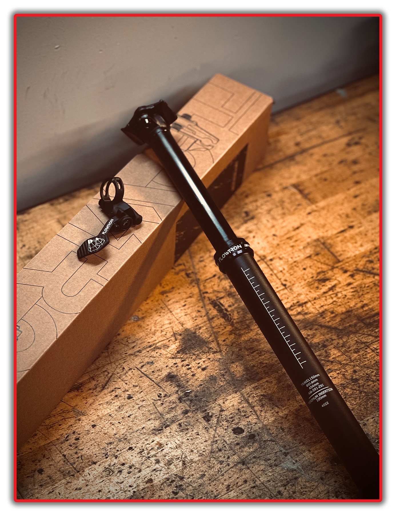 FSA FLOWTRON MTB DROPPER SEATPOST 31.6mm 150mm Travel Flat Bar Remote New in Box