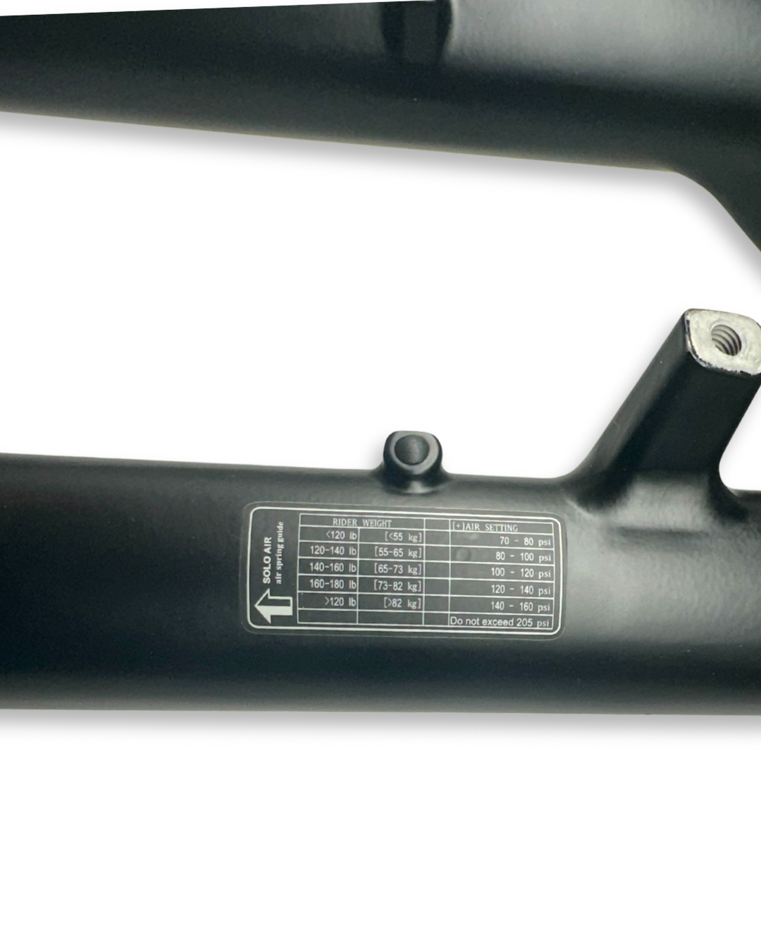 27.5” Air Suspension Fork 100mm Travel 15x110mm Thru Axle Boost Tapered Disc