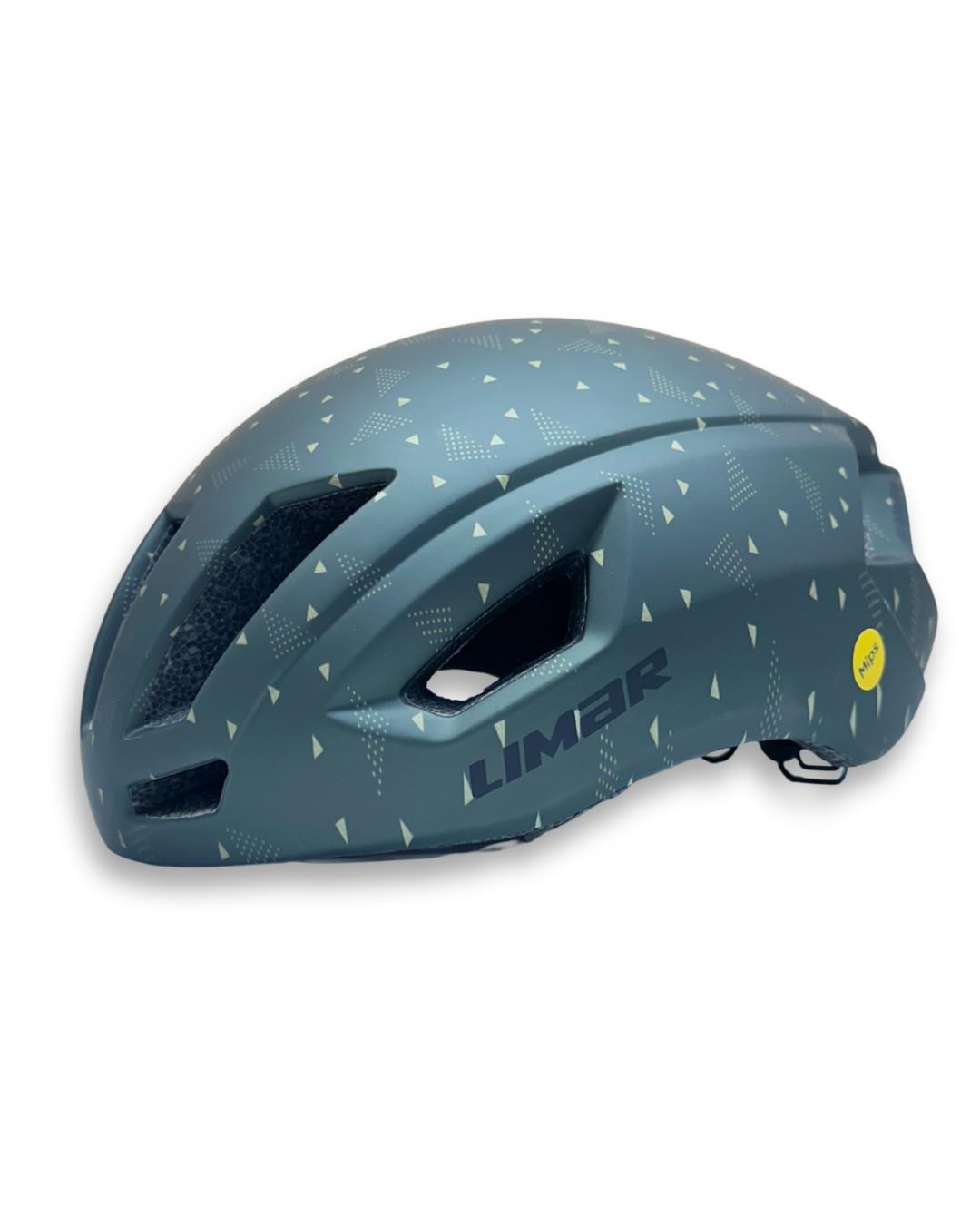 Limar Air Speed MIPS road and gravel bike helmet in 90s Matte Green, size Medium, aerodynamic design with MIPS Air safety system and 12 vents