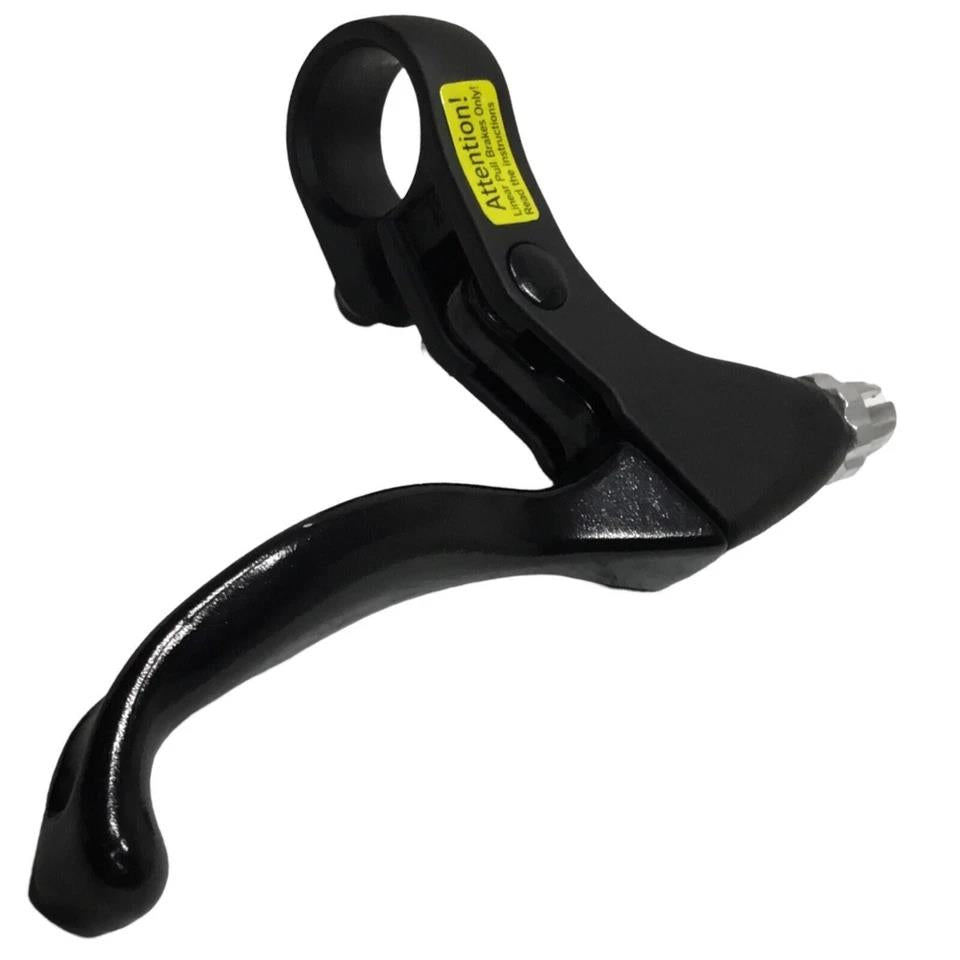 Tektro CL330 right rear brake lever 3 finger flat bar black alloy