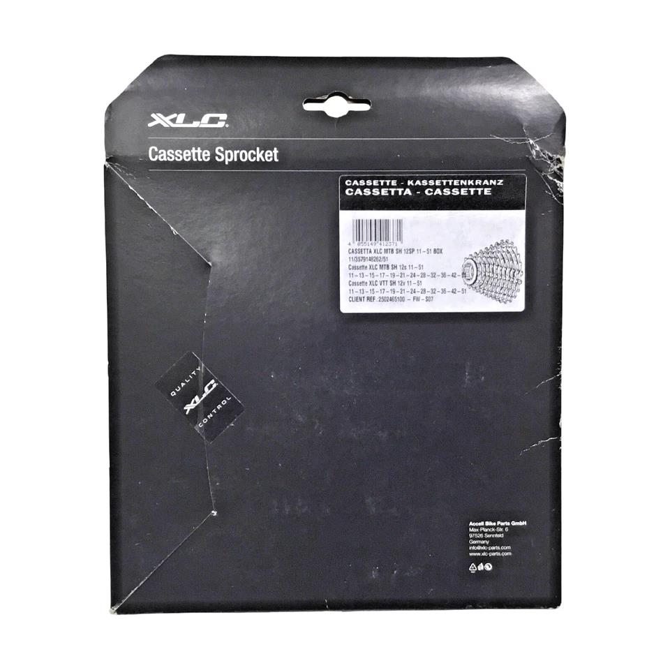 XLC 12 speed cassette 11 51T Shimano HG MTB black silver made in Italy