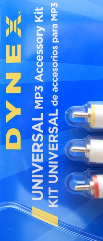 DYNEX UNIVERSAL MP3 Accessory 8 Piece Incldues Wall Car Charger AV RCA NEW - Random Bike Parts