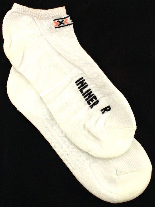 X-SOCKS INLINER Low Casual Free MSRP $23 US 6.5 - 8.5 EU 39 - 41 White NEW