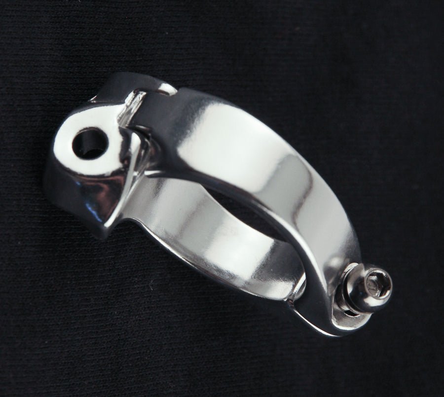 34.9MM Braze On Front Derailleur Clamp Adapter Aluminum Alloy 32g Road Bike New - Random Bike Parts