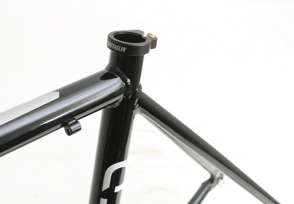 Battaglin Speed 700c MD 51cm Aluminum Road Bike Frame Black / White NEW - Random Bike Parts