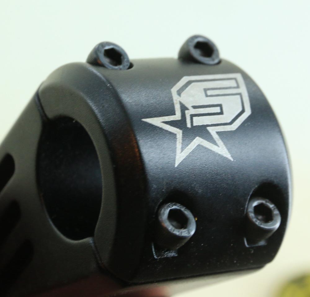 Spank MTB Bike Stem Threadless 1-1/8" x 31.8 mm x 45mm Black New Blem