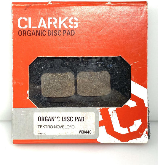 Clarks Tektro VX844C Novelo / IO Organic Compound Disk Disc Bike Brake Pads New - Random Bike Parts