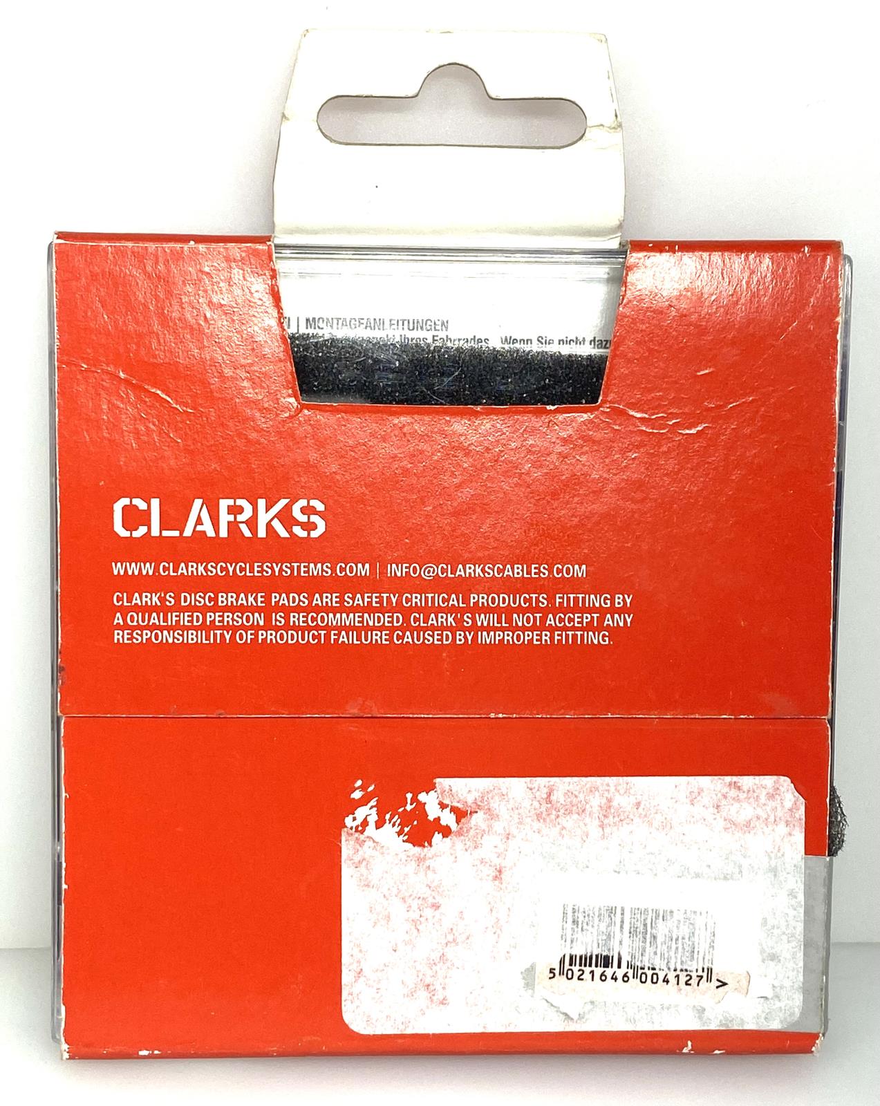 Clarks VX814C Organic Disk Brake Bike Pads Hayes HFX-1 to HFX-9 and MX1 Blem New - Random Bike Parts