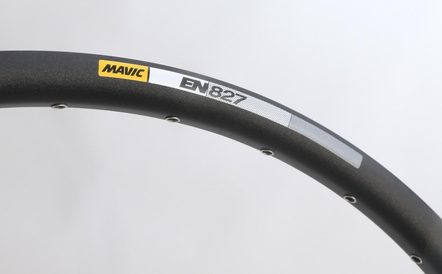 2 QTY Mavic EN827 Disc 32 Hole 32H 29er 622 x 27c AL6000 Aluminum Rims Black New - Random Bike Parts