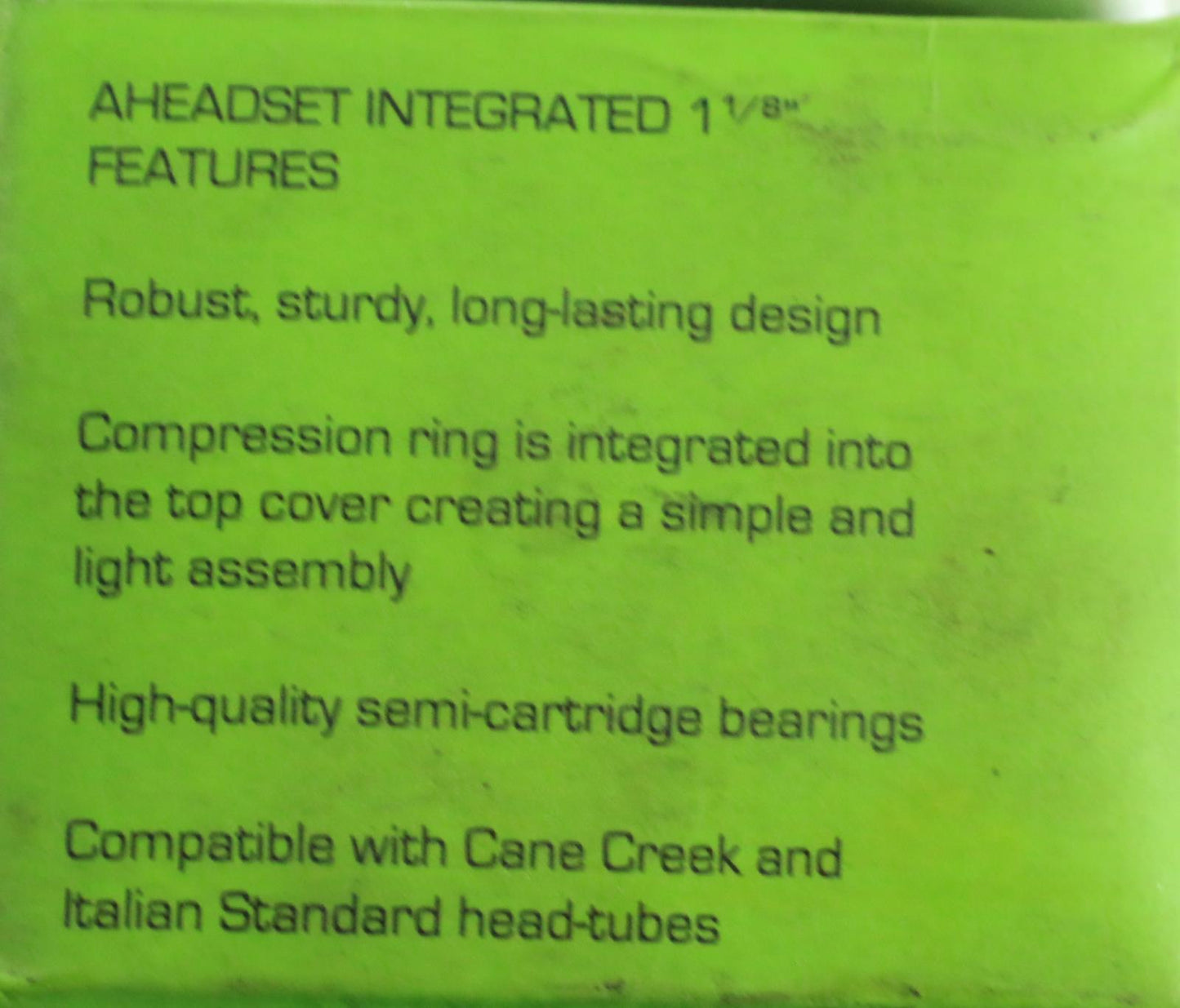 AHEADSET 1-1/8" Threadless External Cup Bike Headset Bearings Black NEW - Random Bike Parts