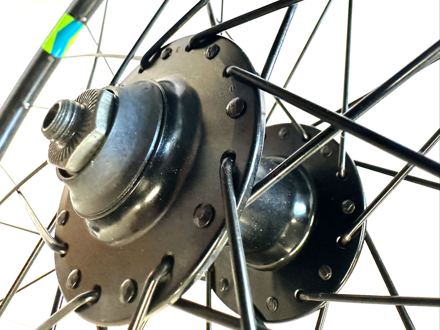 700c Frt Front Disc Brake Road Commuter Gravel Bike Alloy Wheel QR Q/R Black New