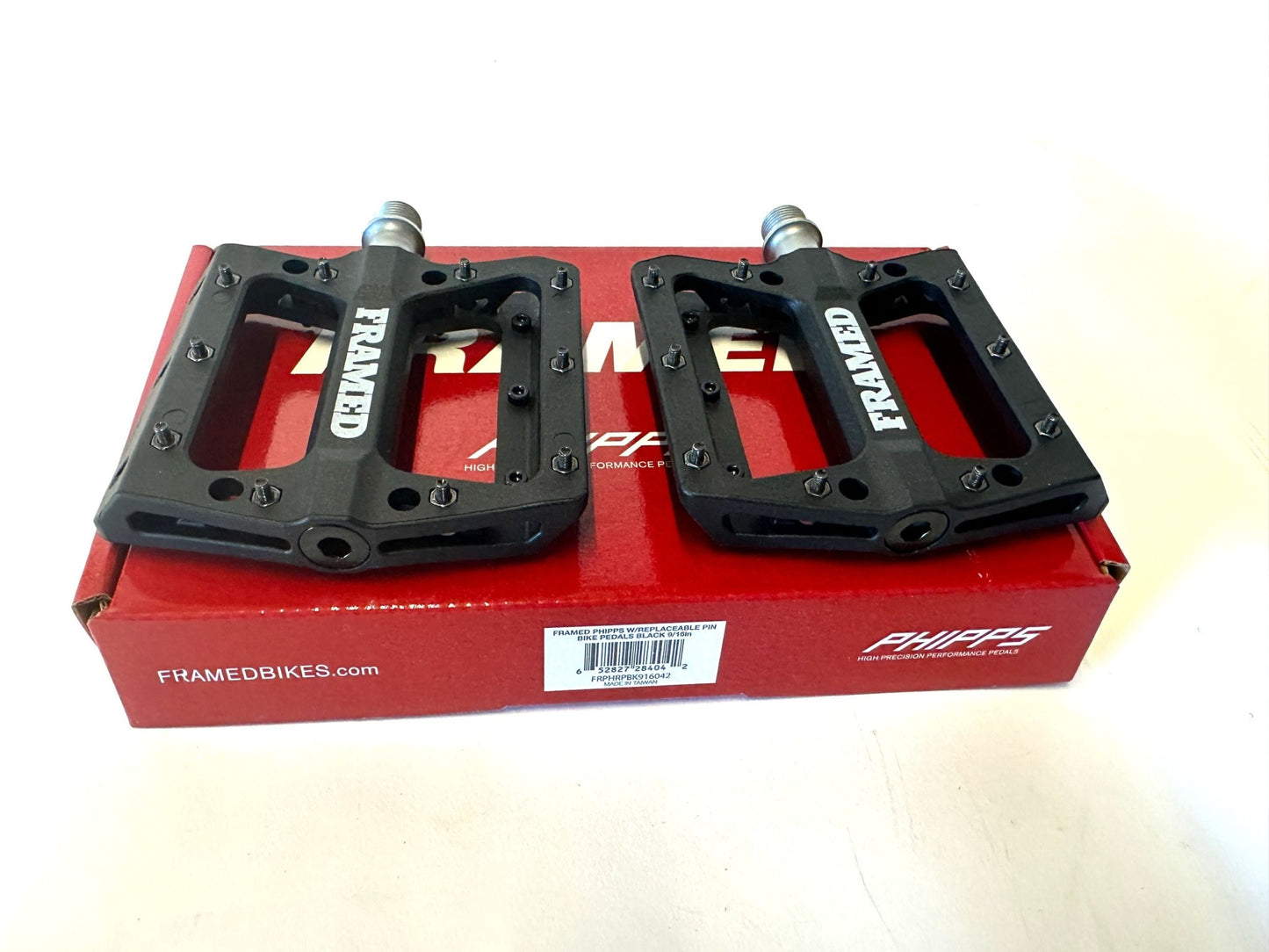 FRAMED PHIPPS 9/16" Poly Composite Platform MTB Bike Pedals NEW IN BOX - Random Bike Parts