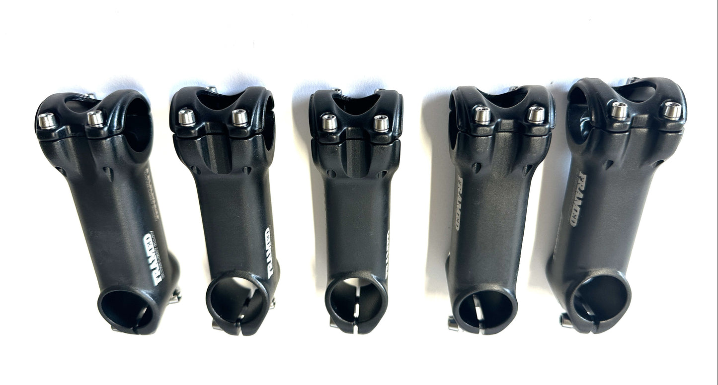 LOT OF 5 FRAMED ALLOY ROAD BIKE STEM 100MM 1 1/8" Threadless Black New