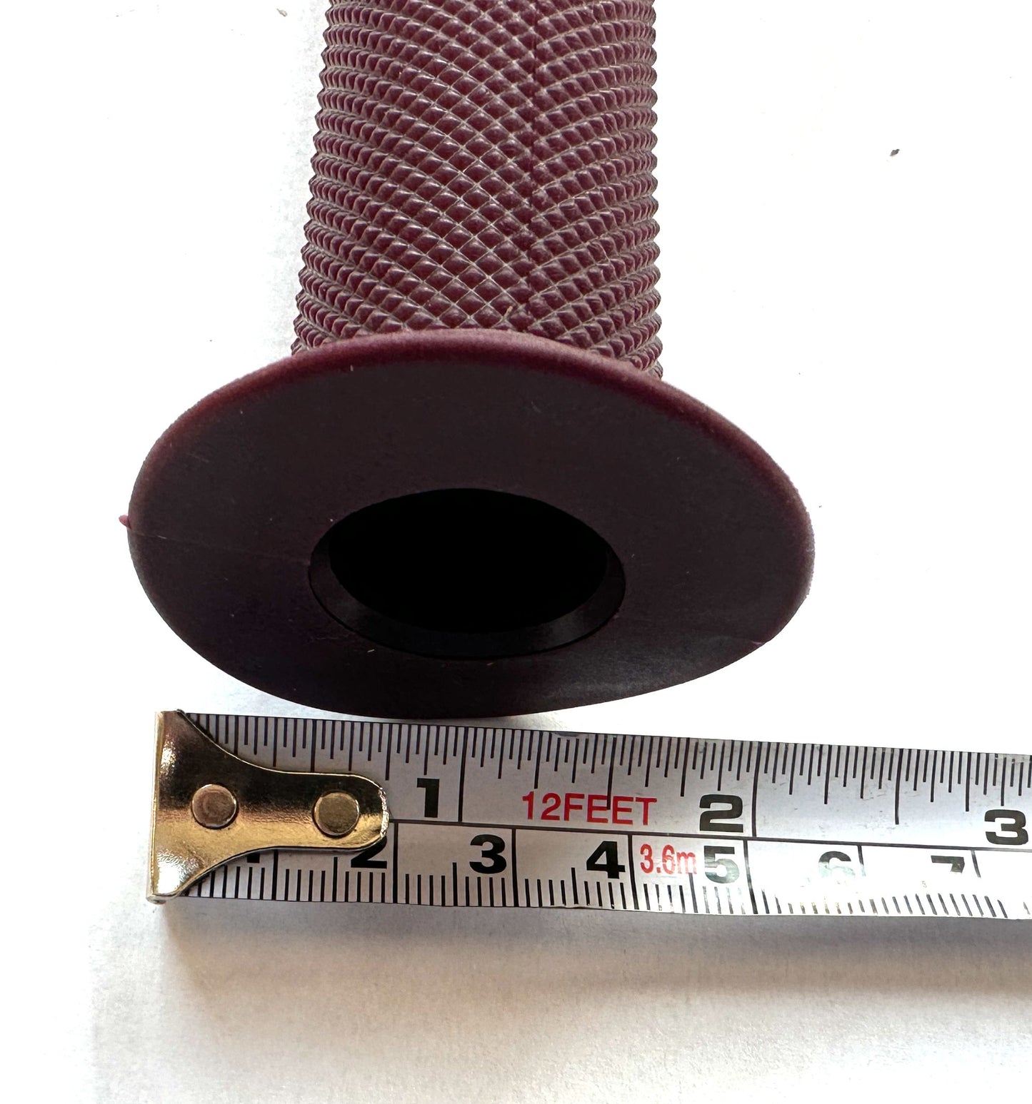 Lot of 3 Framed M-Wave BMX Rubber Bike 130mm Slide On Grips Dark Burgandy New