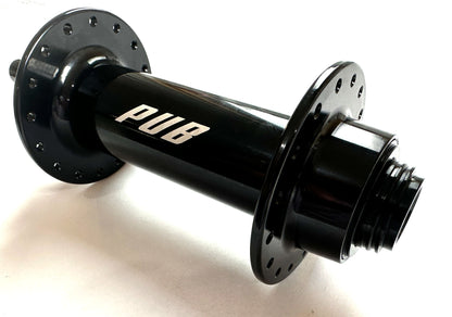 PUB 32h 150mm x 15mm 6 Bolt Disc Front Hub Black Bike Wheel Hub Fat Bike New