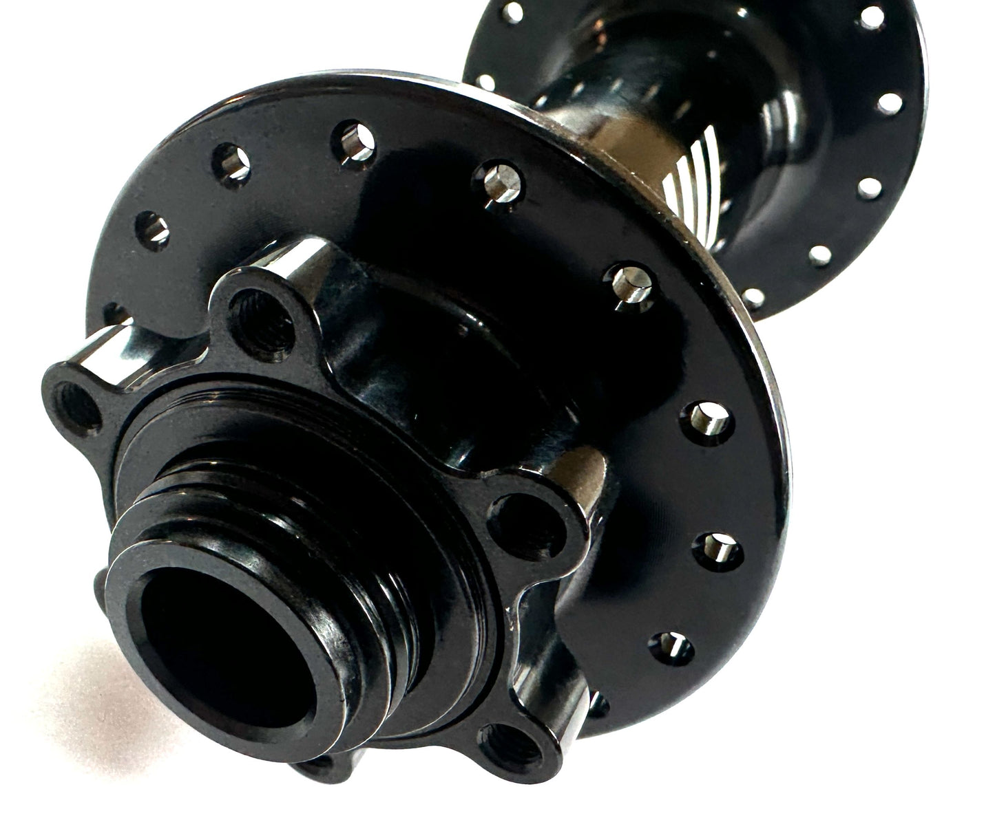 PUB 32h 150mm x 15mm 6 Bolt Disc Front Hub Black Bike Wheel Hub Fat Bike New