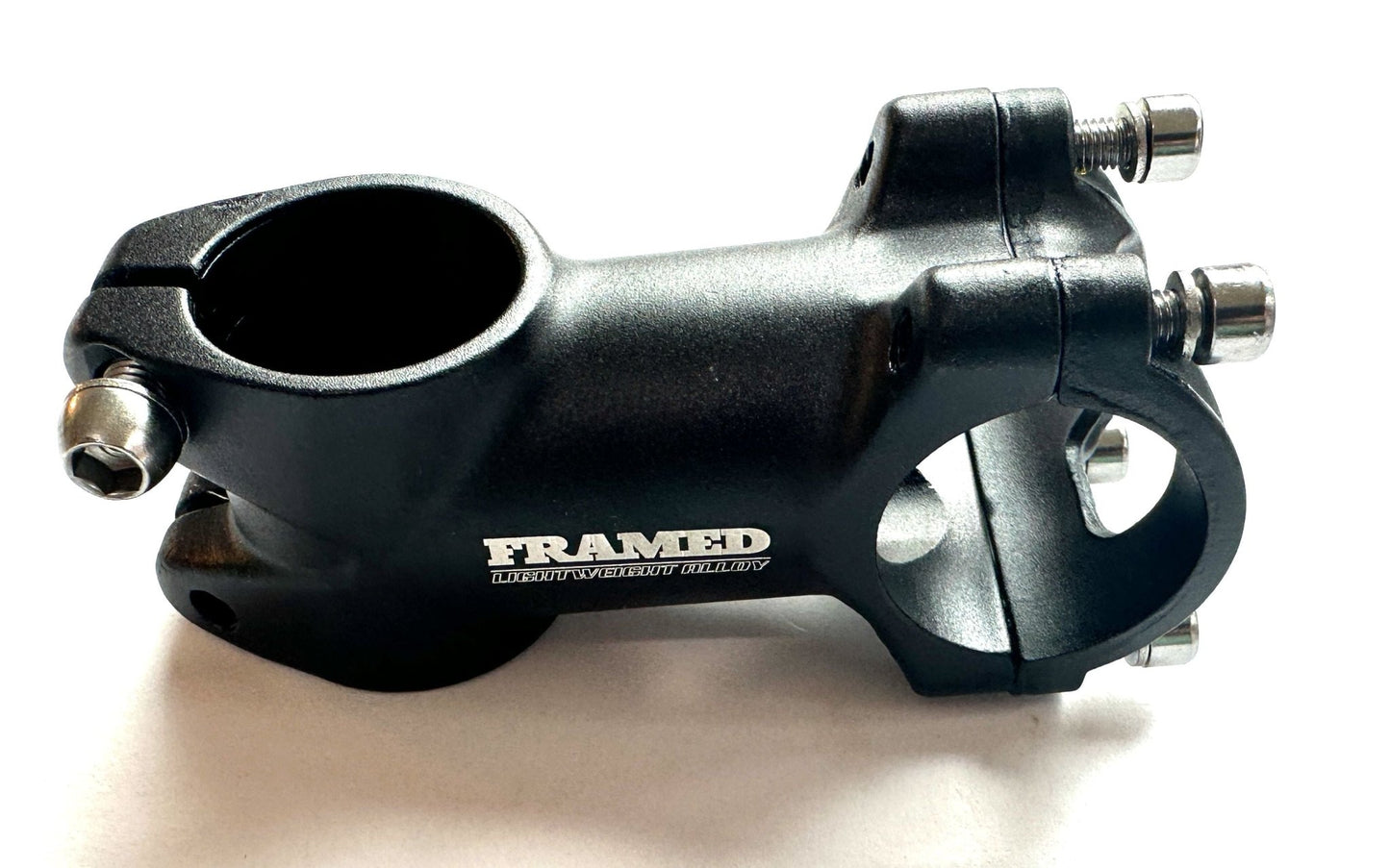 Framed Alloy 1-1/8" x 60mm x 31.8mm 7 degrees Threadless Bike Stem Black New - Random Bike Parts