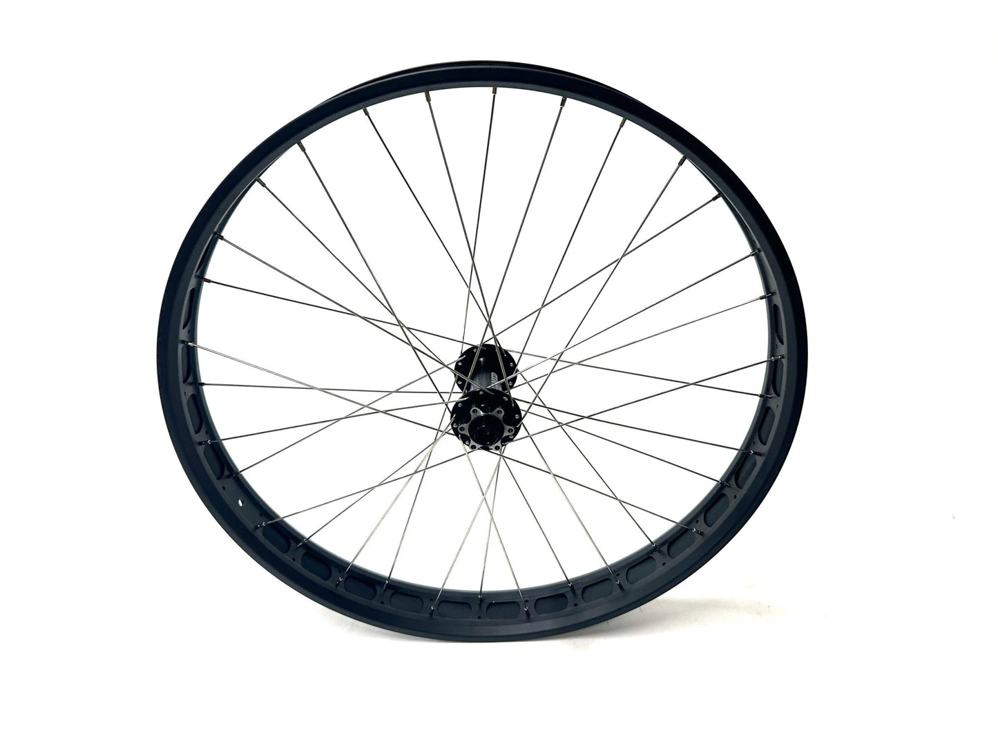 Framed 27.5" Fat Bike Alloy Front Wheel 15 x 150mm 6 bolt Disc NEW - Random Bike Parts