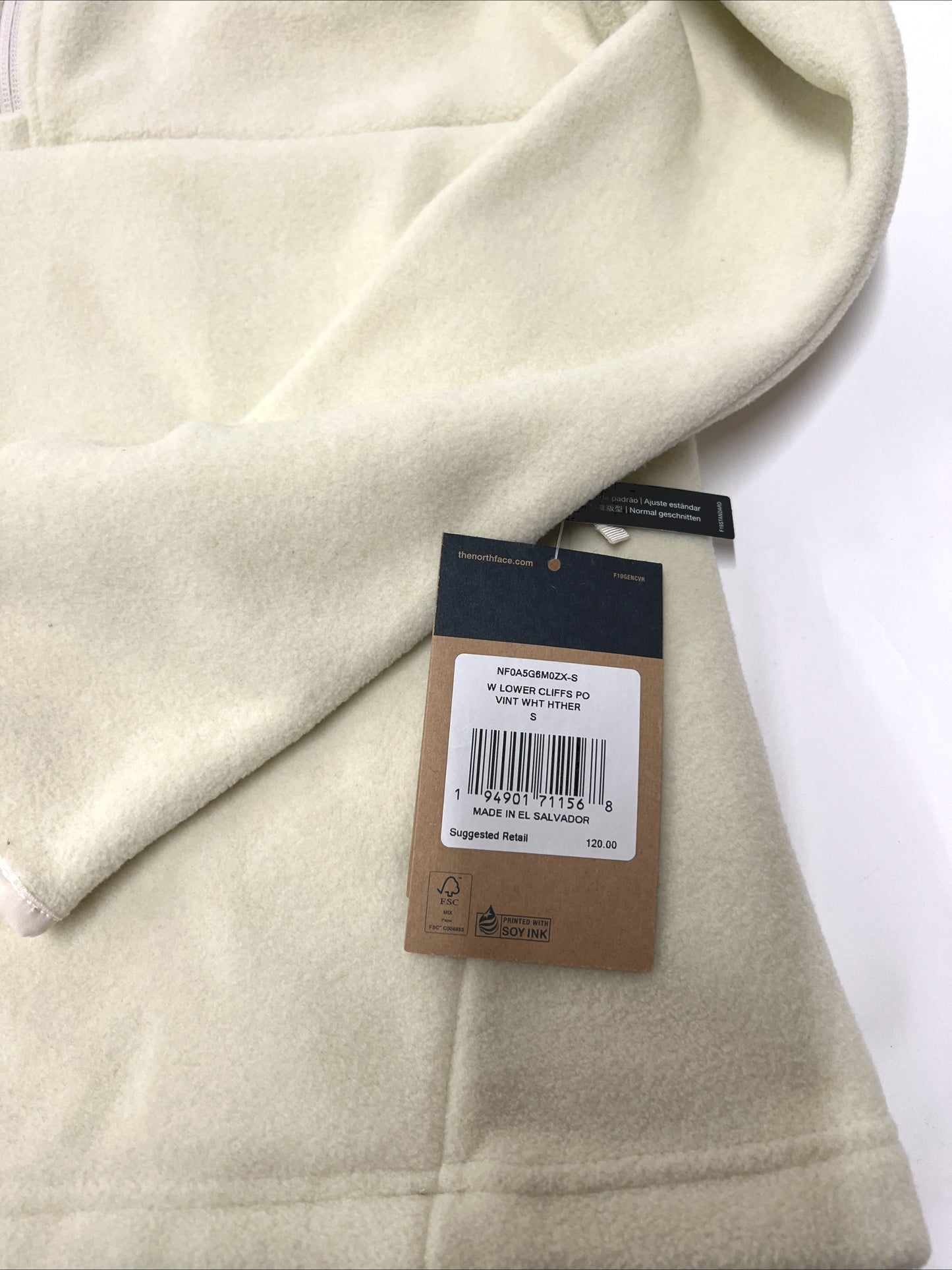 THE NORTH FACE Lower Cliffs Pullover Fleece Womens Small Standard New with tags