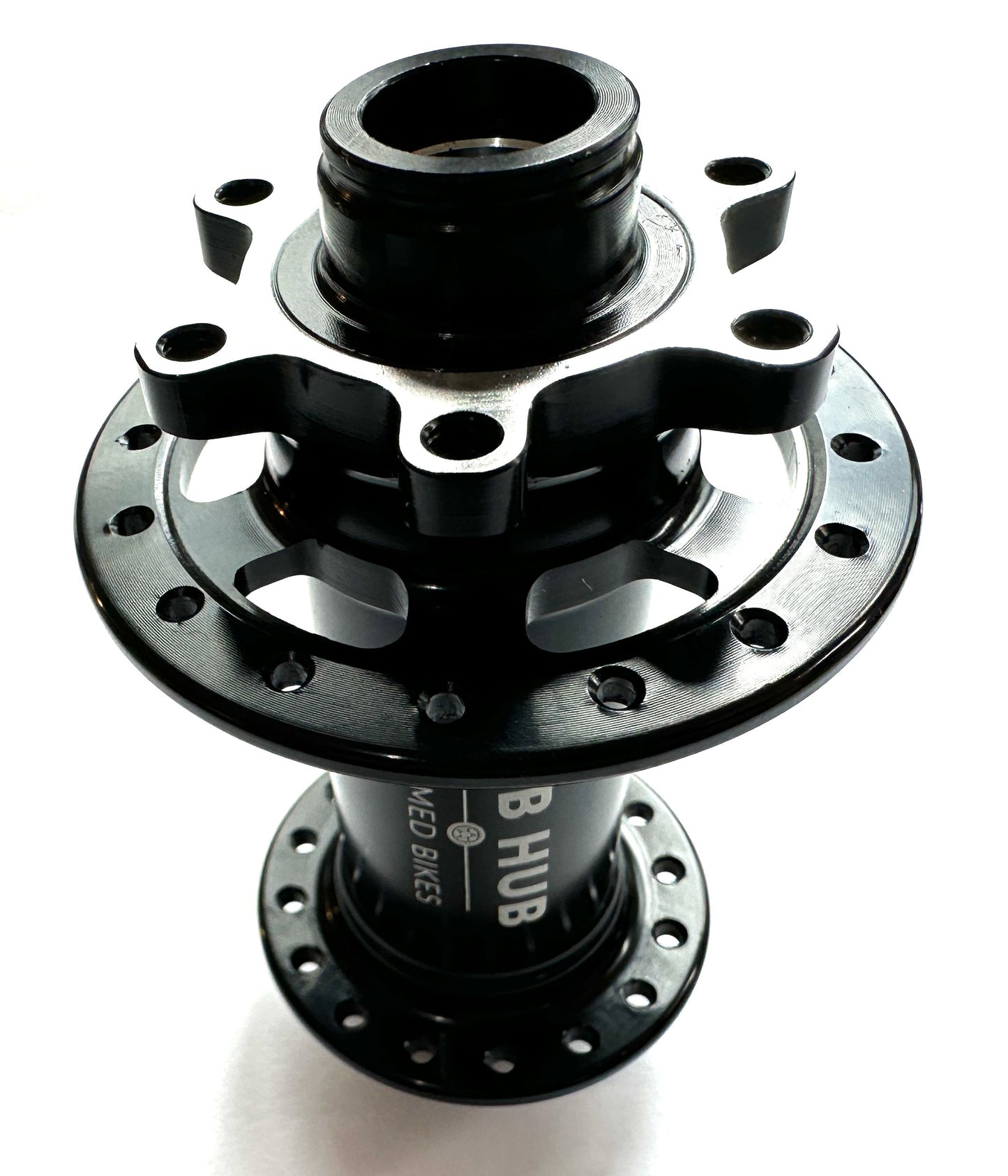 PUB 32h 32 hole 110mm x 15mm 6 Bolt Disc Front Hub Black Bike Sealed Hub New